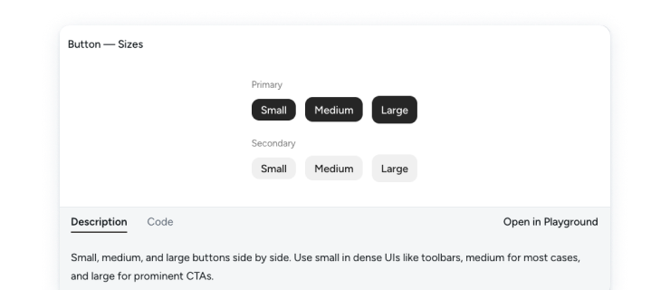 Docs page preview showing the Astryx documentation site